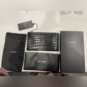 YSL Zipper Bill Pouch